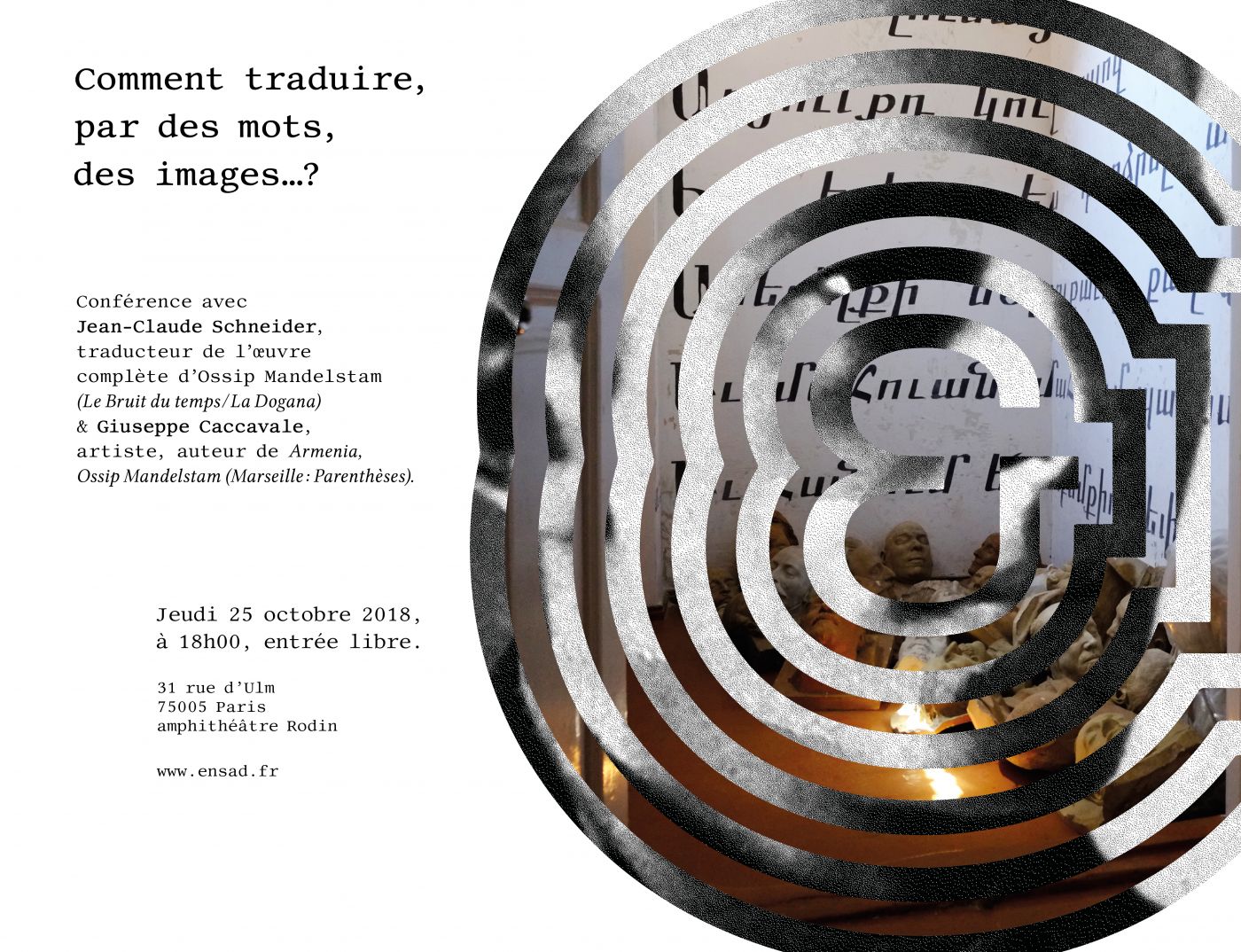 Mandelstam à l'ENSAD